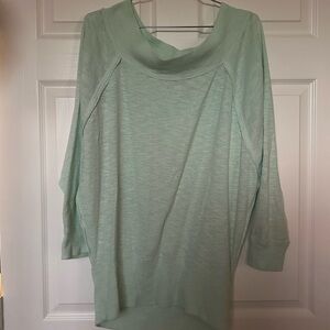 We The Free Mint Swearer Top